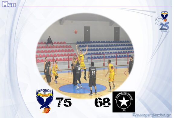 2η Νίκη για τους Άνδρες στο Γέρακα επικρατώντας των Εξαρχείων.