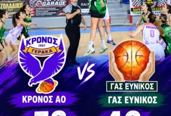 Οι γυναίκες επικράτησαν και του Εύνικου στο Γέρακα, κάνοντας το 3 στα 3.